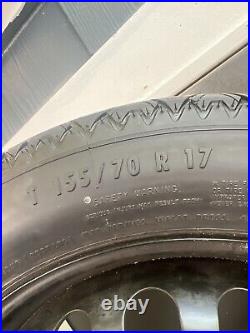 03-11 Mercedes W211 E350 CLS500 Spare Tire Donut Wheel Rim 155/70 R17 Emergency