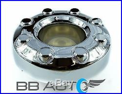 05-18 Ford F350 F-350 Dually Front 4x4 Open Chrome Wheel Center Hub Caps Pair