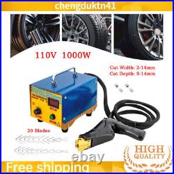 1000W Truck Tire Groover Rubber Cutter Regroover Tyre Grooving Machine With Blade