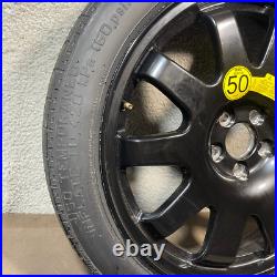 10-15 Jaguar XF X250 Emergency Spare Tire Wheel Rim T135/70R19 9W831007RA OEM