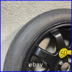 10-15 Jaguar XF X250 Emergency Spare Tire Wheel Rim T135/70R19 9W831007RA OEM