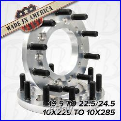 10 Lug 10x225 to 10x285 19.5 to 22.5/24.5 Semi Wheel Adapters 1