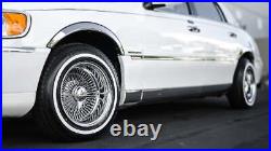 13 14 15 16 17 18 LA Wire Wheels Reverse 100-Spoke Straight Lace Chrome (1pc)