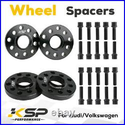 15MM + 20MM 5x100/5x112 Complete Set of Hub Centric Wheel Spacers For Audi A6 CC