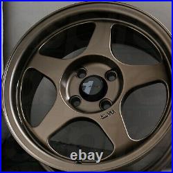 15x6.5 Bronze Wheels AVID1 AV08 4x100 35 (Set of 4) 73.1
