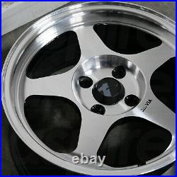 15x6.5 Silver Machined Wheels AVID1 AV08 4x100 35 (Set of 4) 73.1