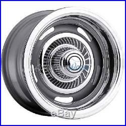 15x7 Vision Rally 5x120.65 5x4.75 +6mm Silver Wheels Rims Inch 15