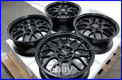 16 Black Wheels Honda Accord Civic Ford Fusion Edge Lancer Scion IM tC xB xD