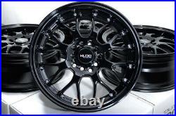 16 Black Wheels Honda Accord Civic Ford Fusion Edge Lancer Scion IM tC xB xD