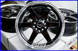16 Black Wheels Rims Honda Civic Accord Camry Corolla Matrix MX-5 Miata 5 Lugs
