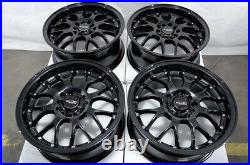 16 Wheels Rims Black 5 Lugs Fit Honda Accord Civic Kia Soul Forte Corolla Prius