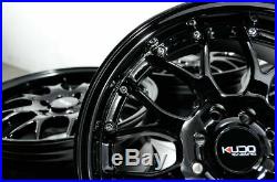 16 Wheels Scion IA IQ XA XB Honda Civic Accord Corolla Prius Black Rims 4 Lugs