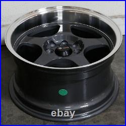 16x7 Hyper Black Wheels Vors SP1 4x100/4x114.3 38 (Set of 4) 73.1