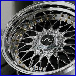 16x8 Platinum. Wheels JNC 004 JNC004 4x100/4x114.3 20 (Set of 4)