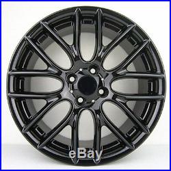 17 17x7.0 MINI Cooper S Clubman S Gloss Black Wheels Rims 4x100 New Set(4)
