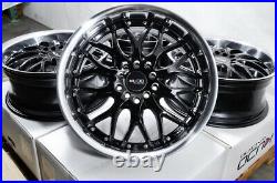 17 Black Wheels Rims Honda Accord Civic CRV HRV Pilot Acura MDX RDX TLX Corolla
