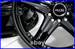 17 Wheels Honda Civic Accord Element Prelude Insight Camry Corolla Black Rims