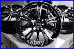 17 Wheels Honda Civic Accord Spark Miata Cooper Corolla Black Rims 4x100 4 lugs