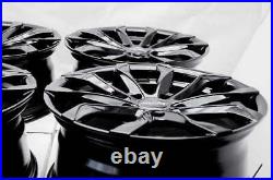17 Wheels Rims Black 5x120 Fit BMW 318 323 325 330 335 Range Rover Camaro CTS