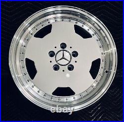 17'' X 8 5x112 AMG AERO 3 MONOBLOCK deep dish wheels set for MERCEDES C E S SL