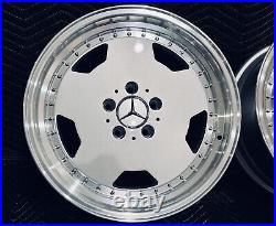 17'' X 8 5x112 AMG AERO 3 MONOBLOCK deep dish wheels set for MERCEDES C E S SL