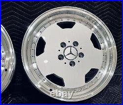 17'' X 8 5x112 AMG AERO 3 MONOBLOCK deep dish wheels set for MERCEDES C E S SL