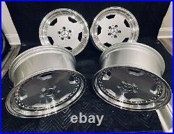 17'' X 8 5x112 AMG AERO 3 MONOBLOCK deep dish wheels set for MERCEDES C E S SL