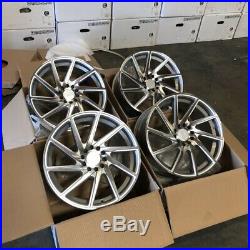18X8.5 F1R F29 5x112 5x114.3 +45 Silver Rims Fits Accord TSX Jetta Golf 18X8.5 F1R F29 5x112 5x114.3 +45 Silver Rims Fits Accord TSX Jetta Golf