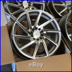 18X8.5 F1R F29 5x112 5x114.3 +45 Silver Rims Fits Accord TSX Jetta Golf 18X8.5 F1R F29 5x112 5x114.3 +45 Silver Rims Fits Accord TSX Jetta Golf