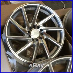 18X8.5 F1R F29 5x112 5x114.3 +45 Silver Rims Fits Accord TSX Jetta Golf 18X8.5 F1R F29 5x112 5x114.3 +45 Silver Rims Fits Accord TSX Jetta Golf