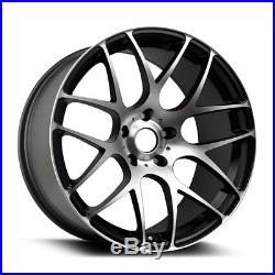 18 ARA Wheels Mesh 18x8.5 5x112 35et Audi VW Mercedes Alloy Rims Machined Black