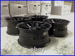 18 Avant Garde M359 Black Concave Wheels Rims Fits Bmw E60 528 530 535 545 550