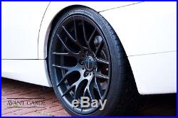 18 Avant Garde M359 Wheels For BMW E36 M3 18x8.5 / 18x9.5 Black Rims Set Of (4)
