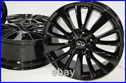 18 INFINITI Q50 Q50s Factory OEM Factory black Original Alloy Wheels Rims 73800