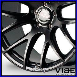 18 Miro Type 111 Black Concave Wheels Rims Fits Volkswagen Golf Gti Mk5