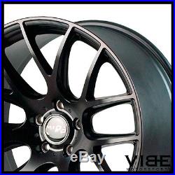 18 Miro Type 111 Black Concave Wheels Rims Fits Volkswagen Golf Gti Mk5
