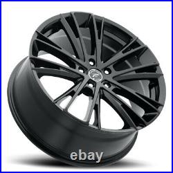 18 Platinum 458BK Prophecy 18X8 5x120 Gloss Black with Clear-Coat Wheel 35mm Rim