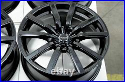 18 Wheels Fit Hyundai Veloster Tucson Sonata Elantra Crosstour Black Rims 5x114