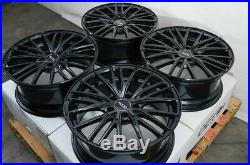 18 Wheels Fit Lexus Es300 Gs300 Is250 Is300 Is350 Altima Maxima Black Rims (4)
