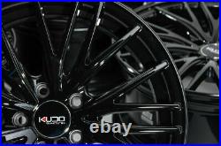 18 Wheels Fit Lexus Es300 Gs300 Is250 Is300 Is350 Altima Maxima Black Rims (4)