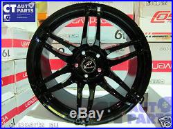 18 x 9 Valenza Work Style Matte Black Alloy Wheels Rim 5x114.3 EVO GTR S15