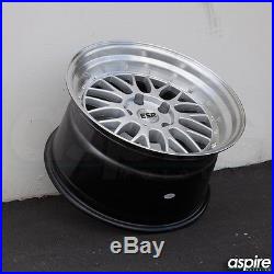 18x8.5/18x9.5 ESR LM Style SR05 5x120 30/35 Hyper Silver Wheel fit Bimmer set(4)