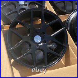 18x8.5 +35 Avid. 1 AV30 5x114.3 Black Rims Wheels (Set of 4)