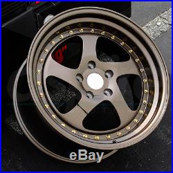18x8.5 ESR SR2 SR02 5x112 30 Bronze Wheel New set(4)