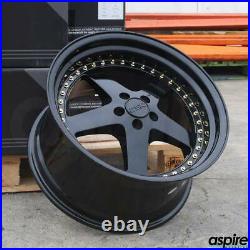 18x8.5 Gloss Black Wheels ESR SR04 SR4 5x114.3 30 (Set of 4)