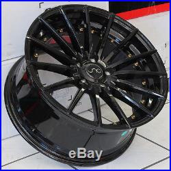 18x8.5 JNC 042 5x112 35 Gloss Black. Wheel New set(4)