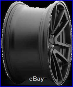 18x8.5 Rotiform SPF R122 5x112 +35 Matte Black Wheels (Set of 4)