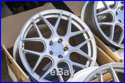 18x8 AodHan LS002 5x112 +35 Silver Wheels Fits Audi A4 (Used)