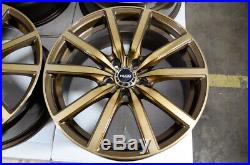 18x8 Bronze Wheels Rims 5x114.3 Ford Escape Subaru Forester Outback Civic Accord