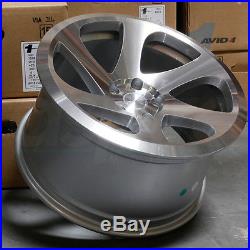 18x9.5 AVID1 AV50 5X100 30 Silver Wheel fit Scion TC FRS BTZ set(4)
